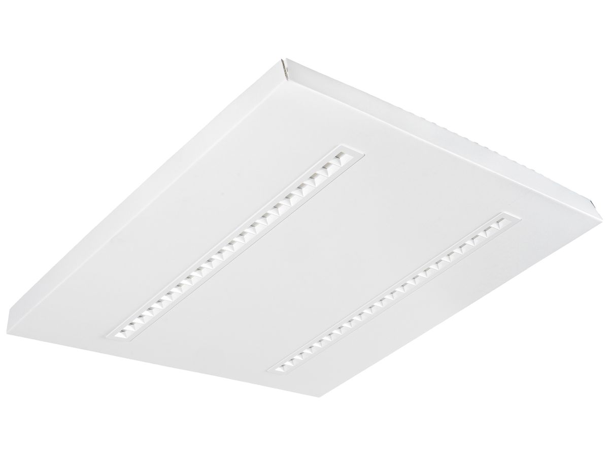 LED-Panelleuchte Sylvania OPTICLIP 26W 3300lm 830 IP40 595×595mm weiss