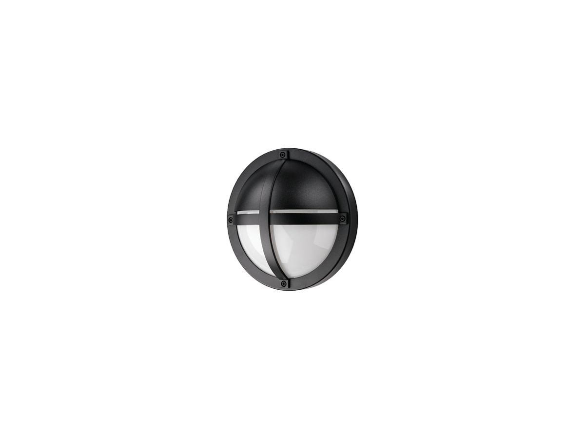 LED-Wandleuchte SG Tanto 8W 350lm 3000K IP65 Ø270mm schwarz