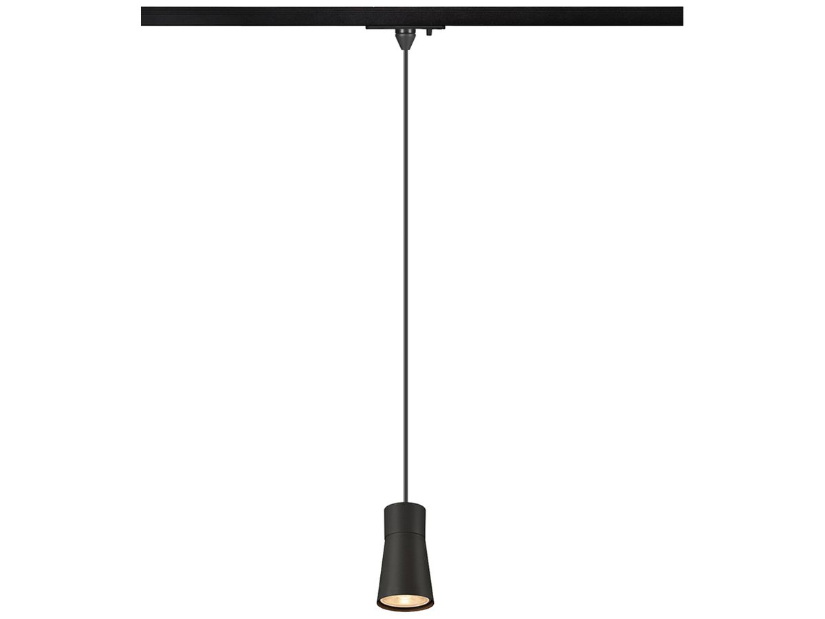 Pendelleuchte SLV PURI 2.0 Cone AD1PH GU10 1×6W DIM Ø55mm schwarz