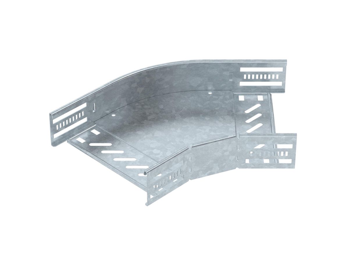 Bogen BET RB 45° 60×200mm Stahl feuerverzinkt