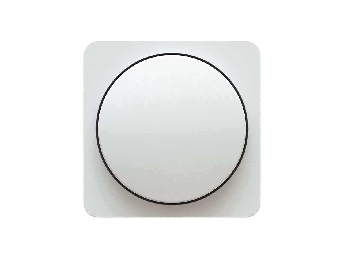 Frontplatte priamos Dimmer 60×60mm weiss