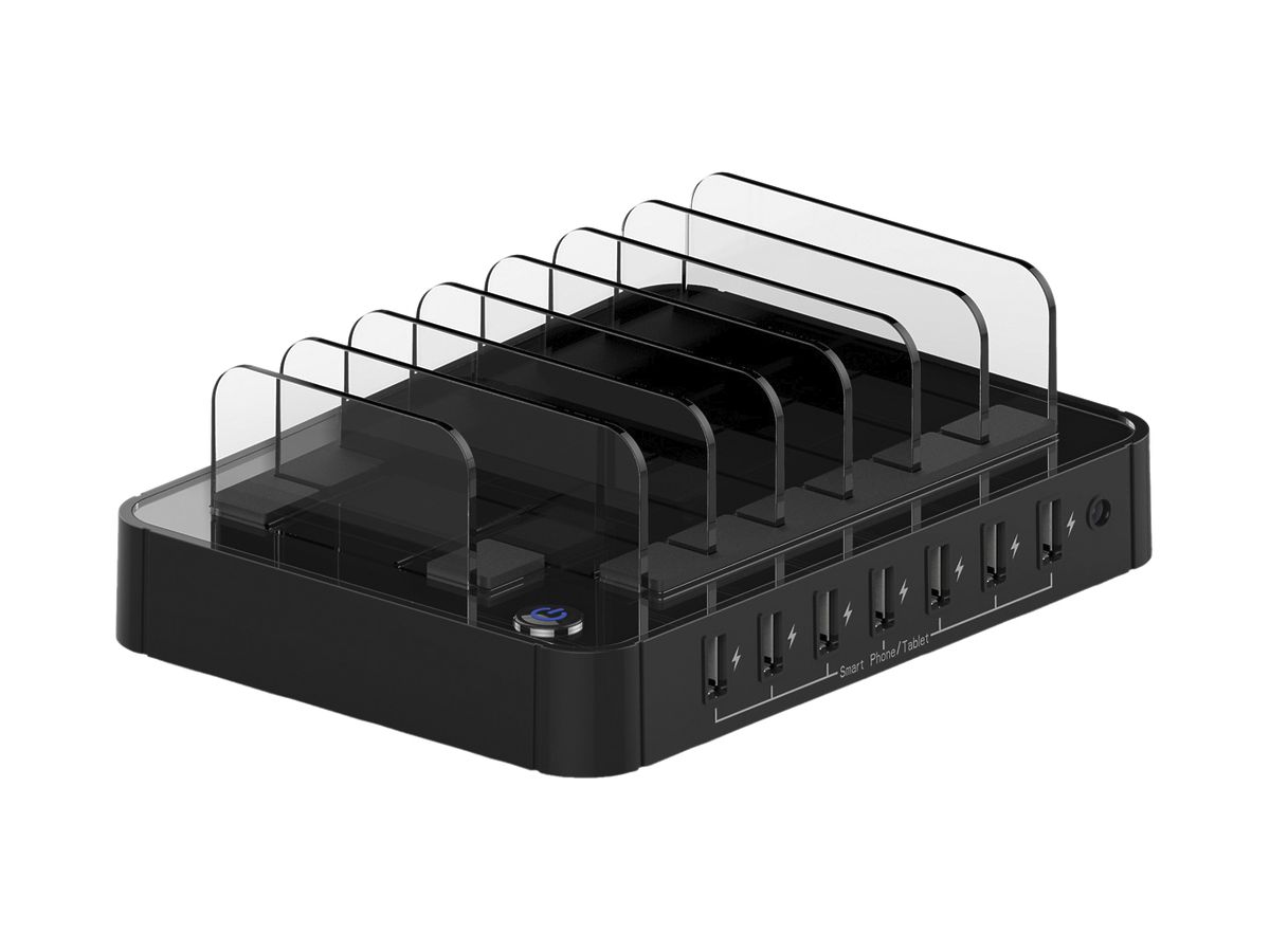 USB-Ladestation ROLINE, 7×USB-A (≤2400mA)