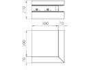 Ausseneck Bettermann GS-AA70210 reinweiss