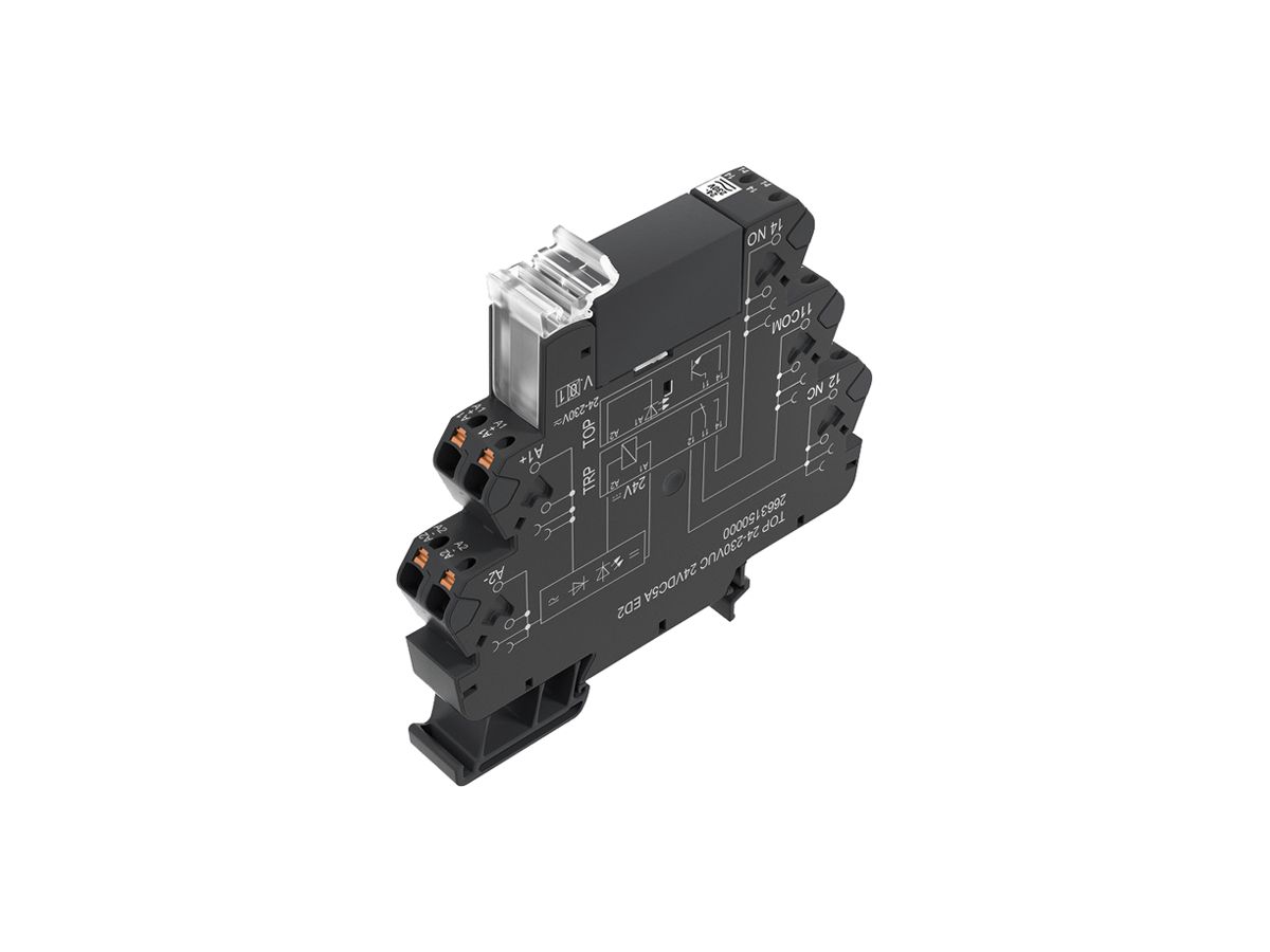 Halbleiterrelais WM TOP ED2 NO MOSFET 21.6…253VUC 5A/33VDC push-in