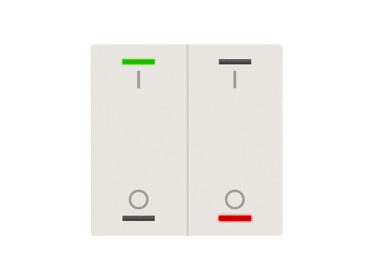 EB-Taster KNX RGBW MDT BE-TAL600211.B1 2T/4B weiss matt "I/O"