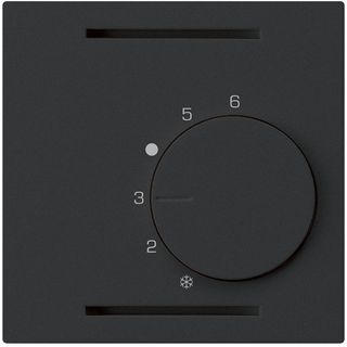 UP-Raumthermostat kallysto schwarz ohne Schalter