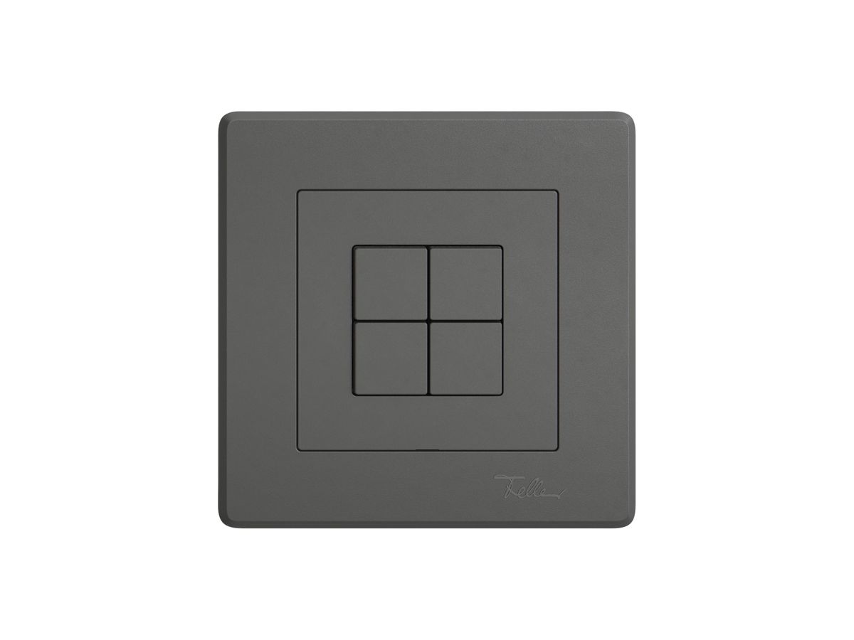 UP-Bedienaufsatz zu Druckschalter EDIZIO.liv Wiser SNAPFIX® 96×96×35mm dgu