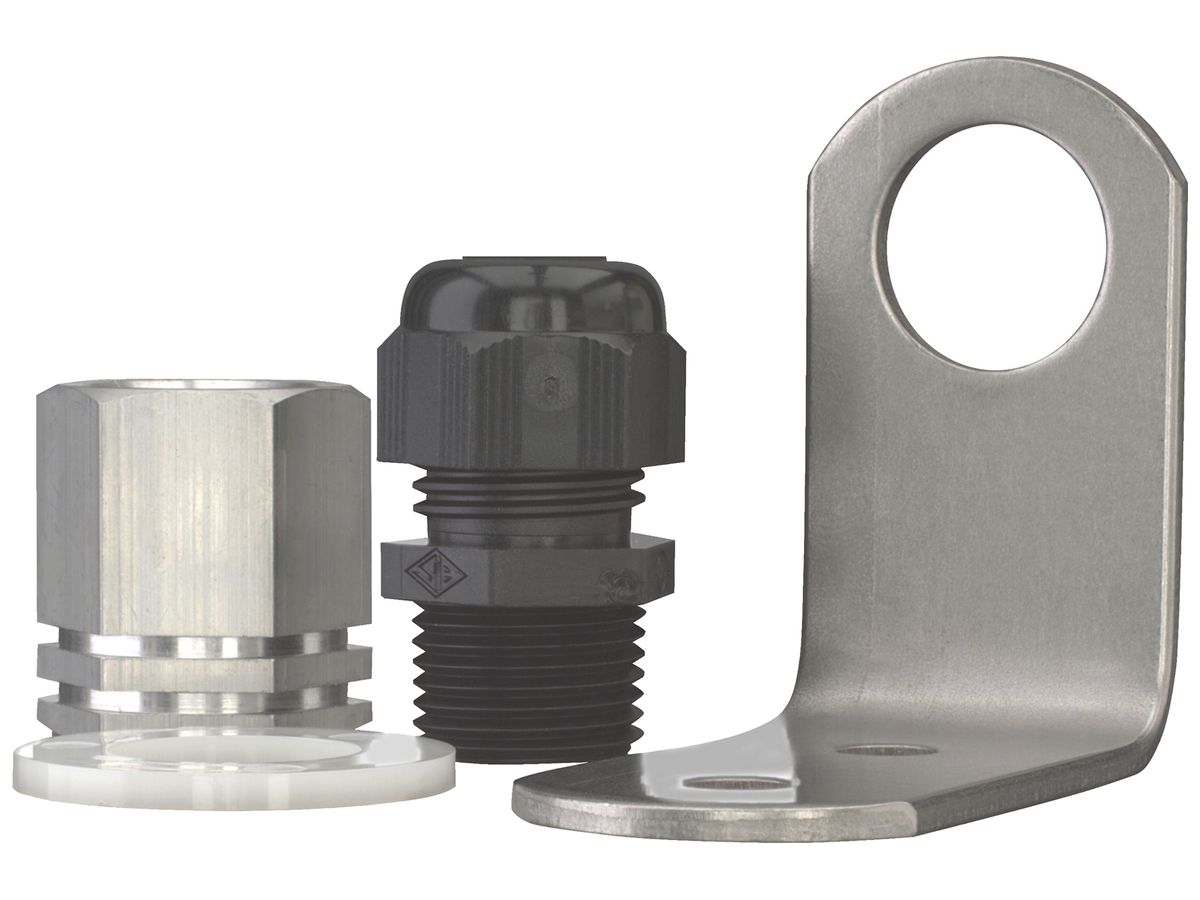 Montagewinkel Eaton SL7/4-FW-T Wandmontage schwarz mit Kabelverschraubung M20