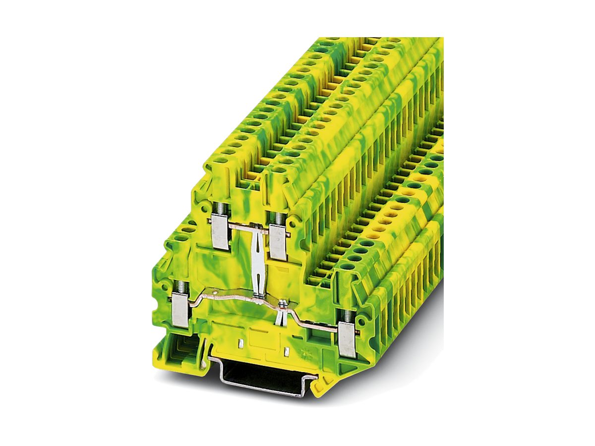 Doppelstock-Reihenklemme 0.14…4mm² grün/gelb UTTB 2.5-PE