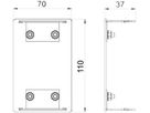 Endstück Bettermann GEK-A 70×110mm alu