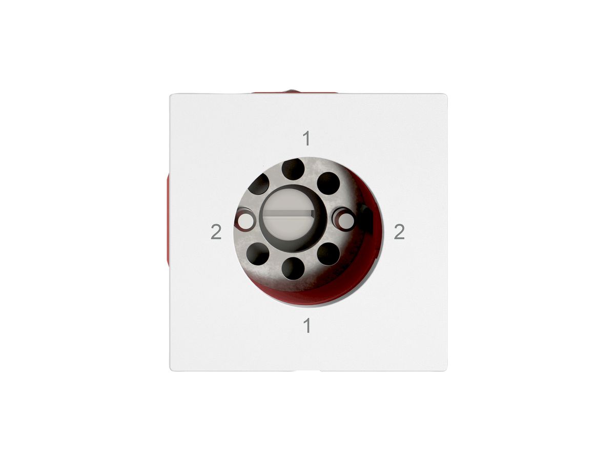 Drehschalter EDIZIO.liv SNAPFIX® Wechselschalter 3/3L o.Zylinder ws