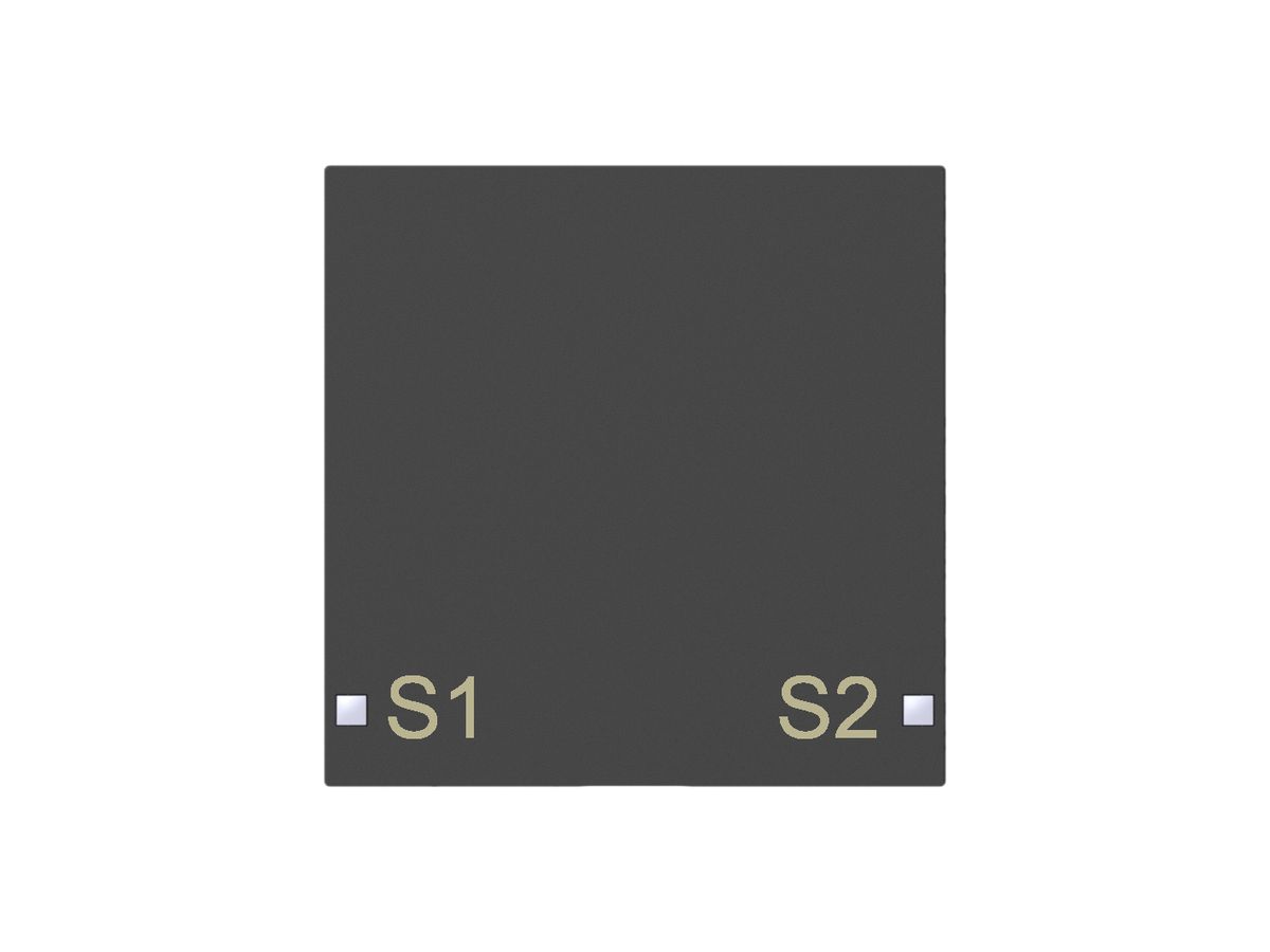 Taste SIDUS 1/2f zu Tastsensor mit Aufdruck S1/S2, anthrazit
