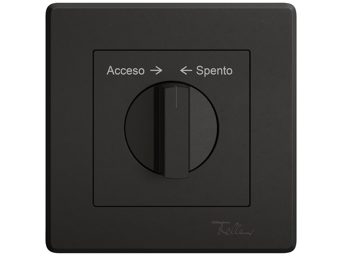 UP-Montageset EDIZIO.liv SNAPFIX® f.Drehschalter m.Griff Acceso → ← Spento sz