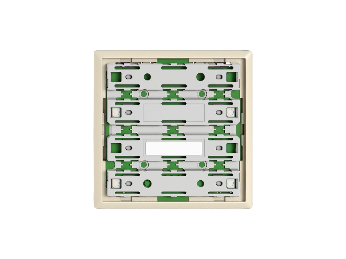 Frontplatte EDIZIO.liv SNAPFIX® für UNI-Taster 3911-1 ohne LED cr