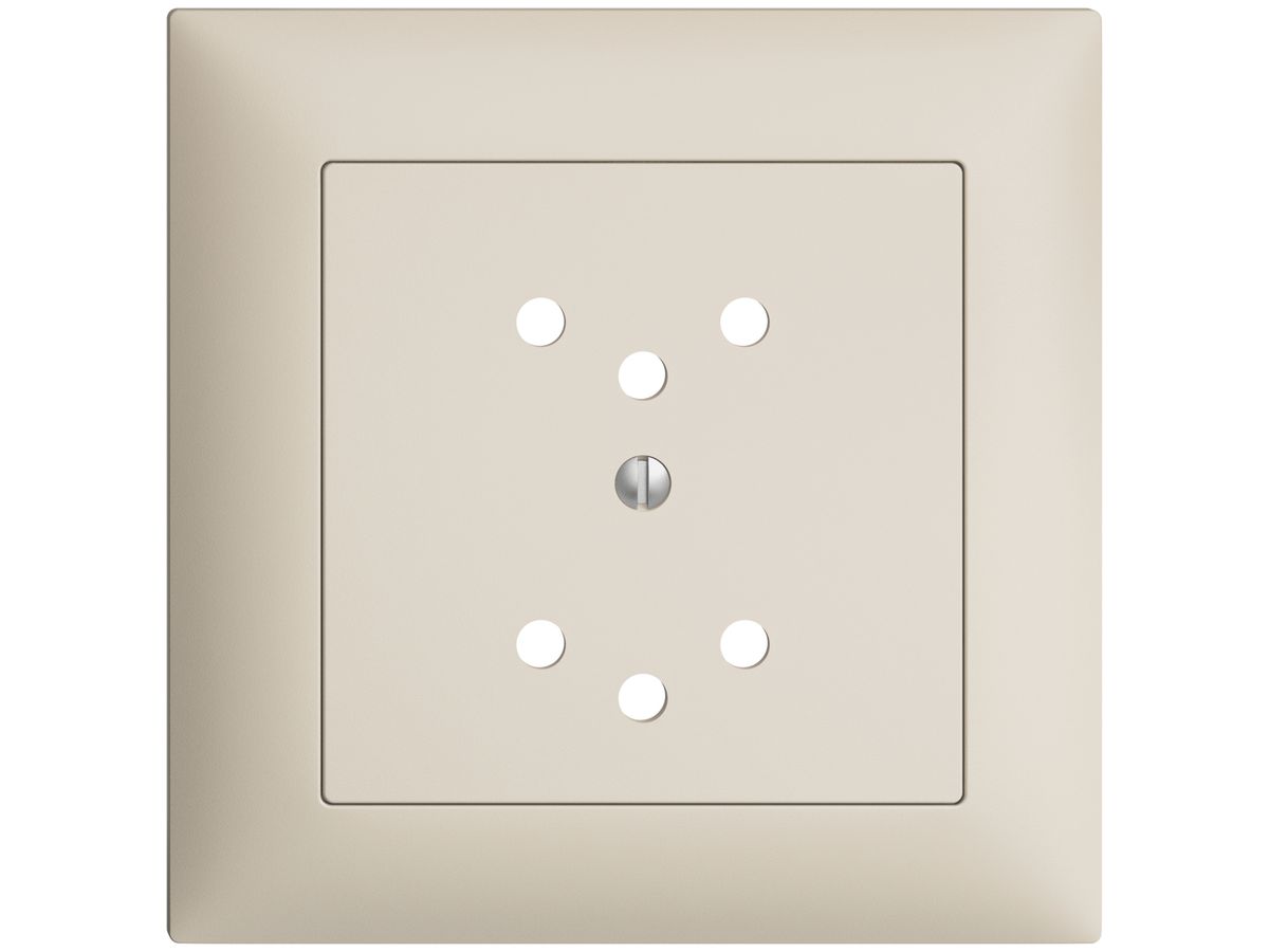 Frontset EDIZIOdue crema 88×88mm 2×T12