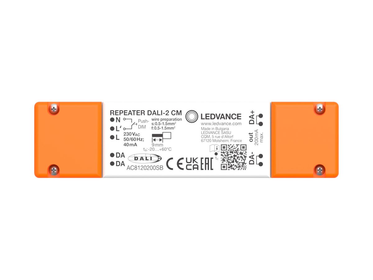 Repeater LEDVANCE AC 5.3W DALI 30×22×22mm