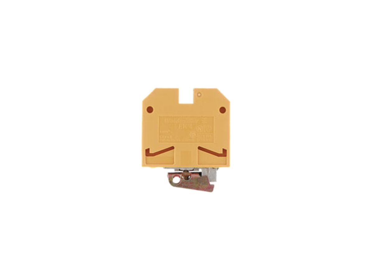 Schutzleiter-Reihenklemme Weidmüller EK Schraubanschluss 4mm² TS32 gelb/grün