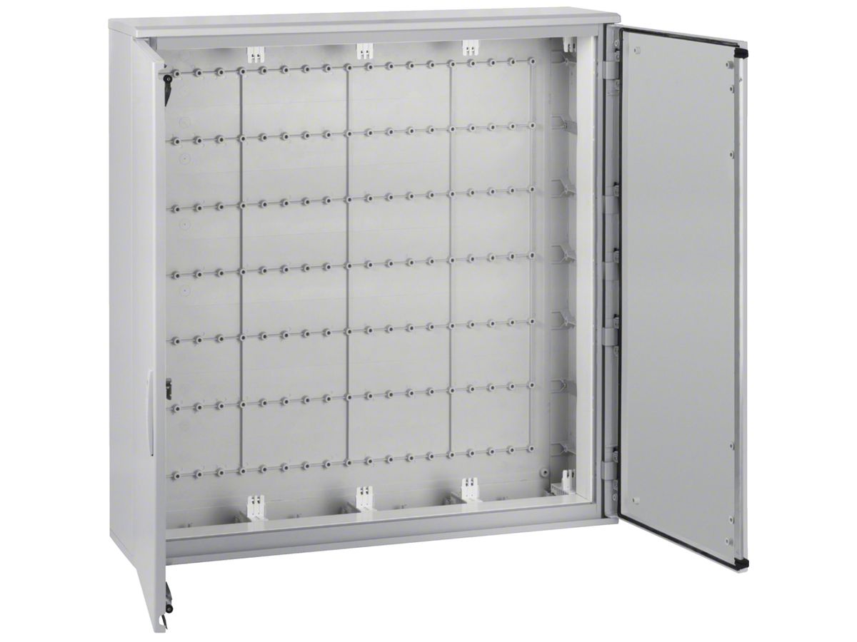 Wandschrank Hager univers 336 Module 7-Reihen 48TE 1100×1150×300mm grau
