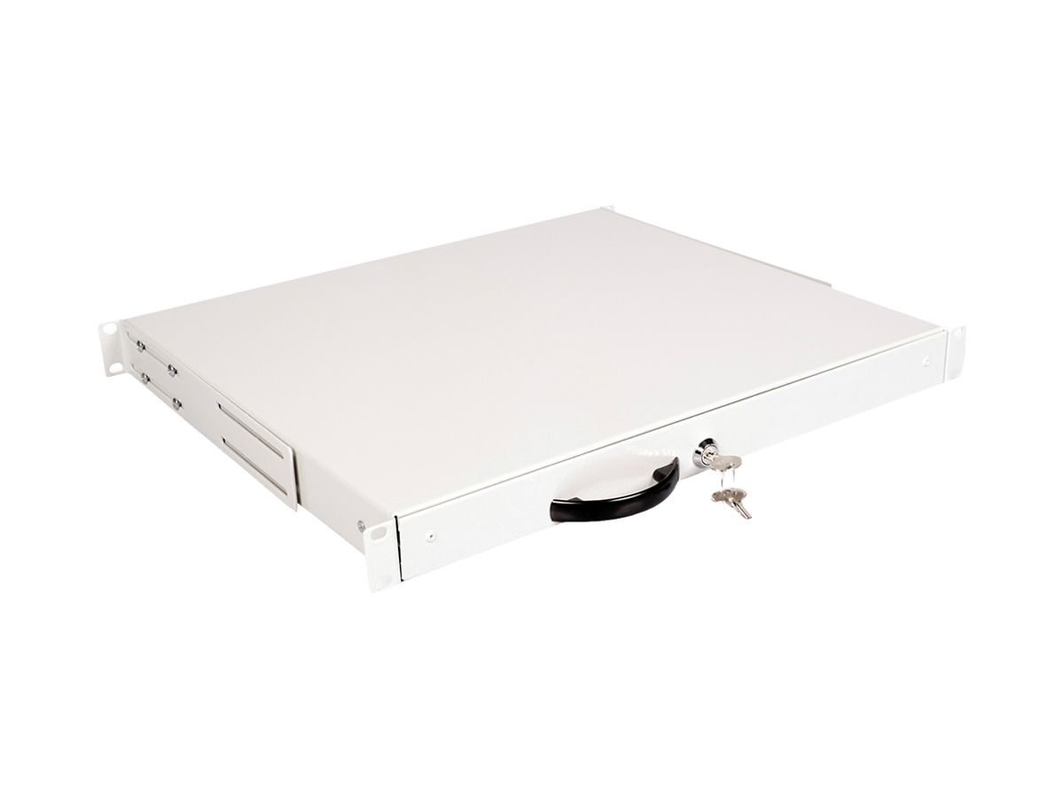 Schublade ROLINE 485×43×400mm Abschliessbar grau