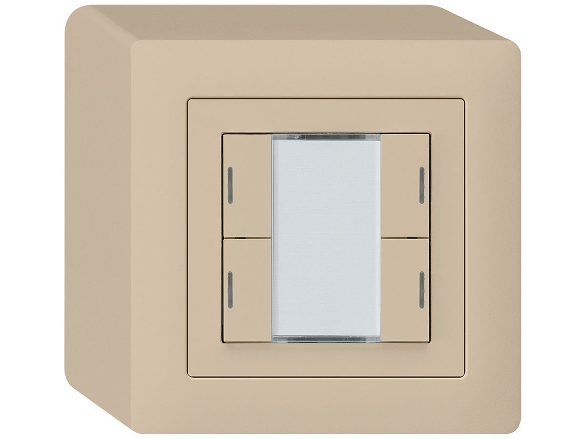 AP-Taster kallysto KNX 4×beige RGB LED s/e-link