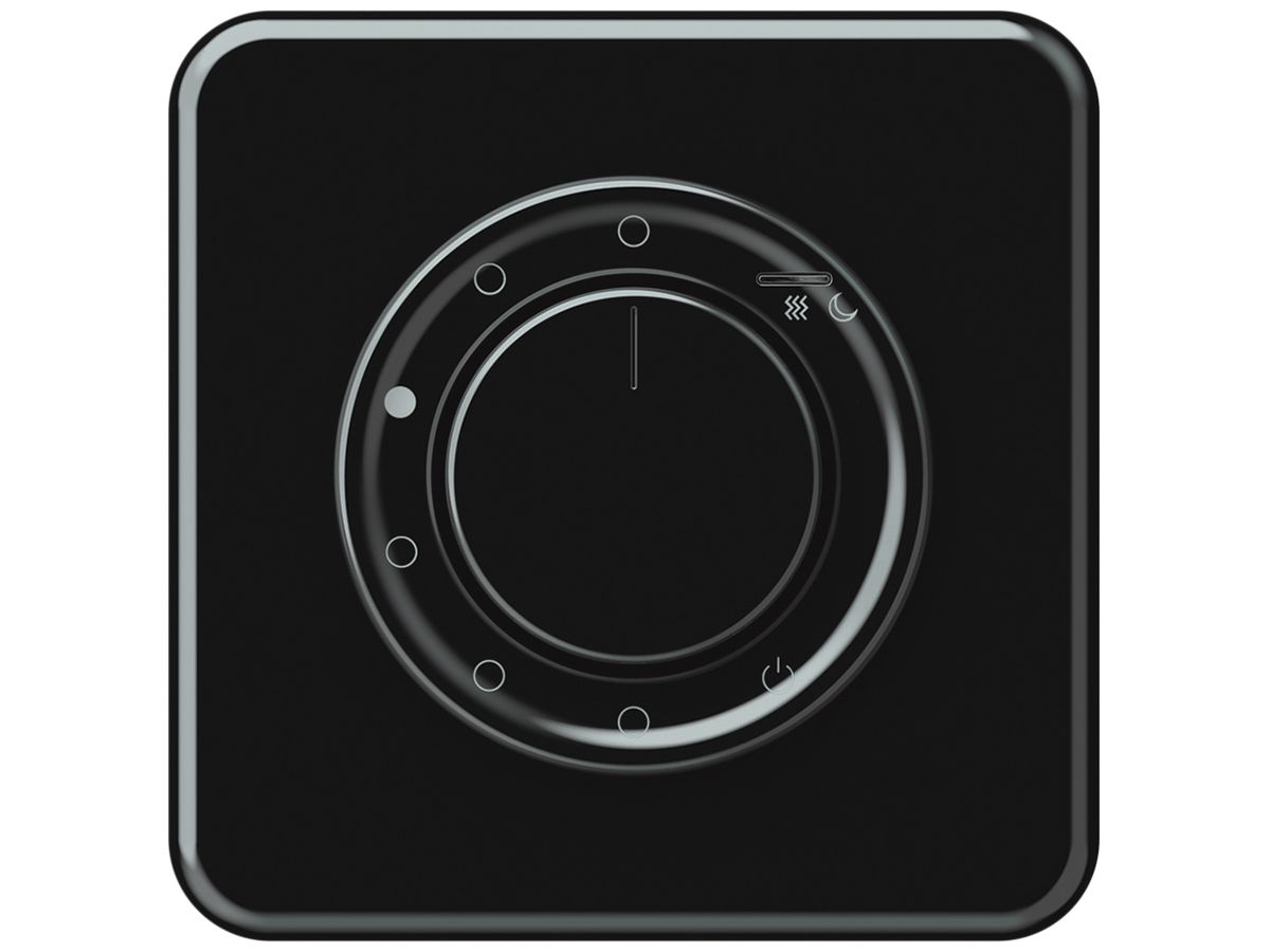 UP-Raumthermostat origin An/Aus 230VAC 16A 92×92mm schwarz