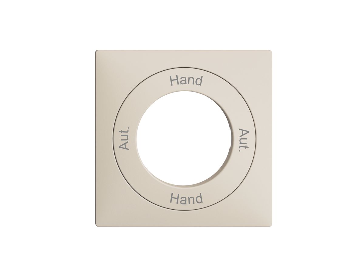 Frontset Aut.-Hand-Aut.-Hand EDIZIOdue 60×60mm crema