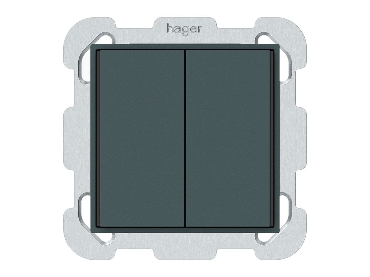 UP-Taster KNX KAL 2×Tasten 4×Betätigungspunkte LED anthrazit