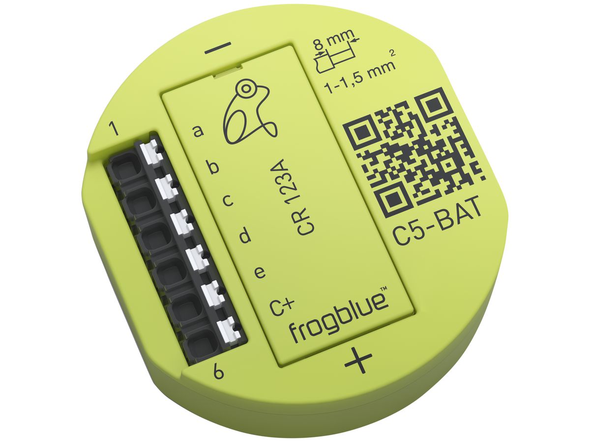 EB-RF-Binäreingang frogblue frogContact5-BAT, 5-Kanal