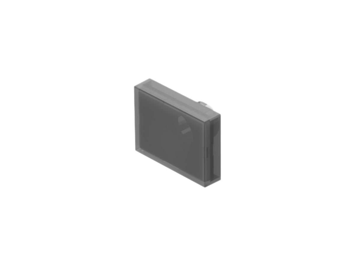 Druckhaube EAO61 18×24mm flach transparent, schwarz