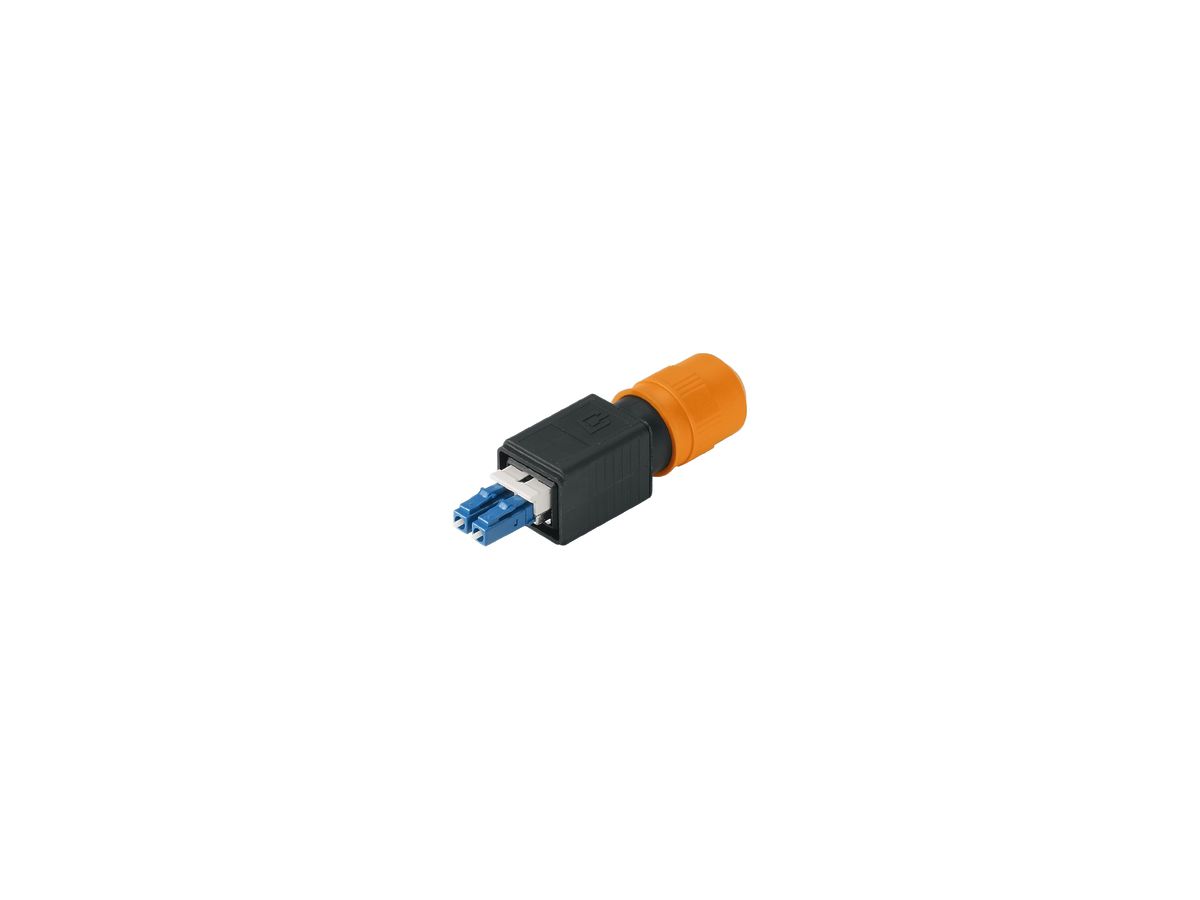 Stecker LWL Weidmüller V4 PushPull LC-Duplex SM, IP67