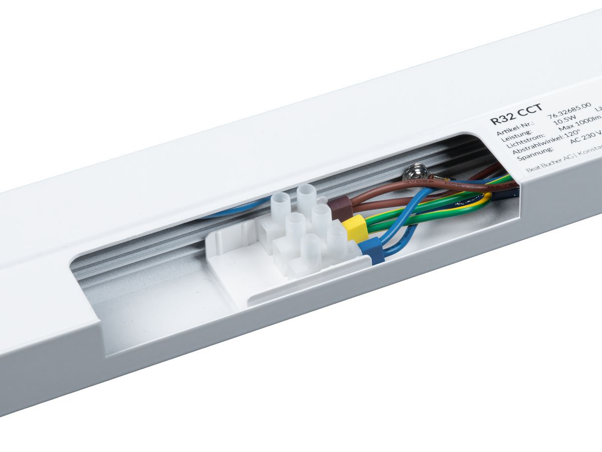 LED-Aufbauleuchte R32 CCT 10.5W weiss - 547mm,3000/4000/6000K,dim. 3 Stufen.