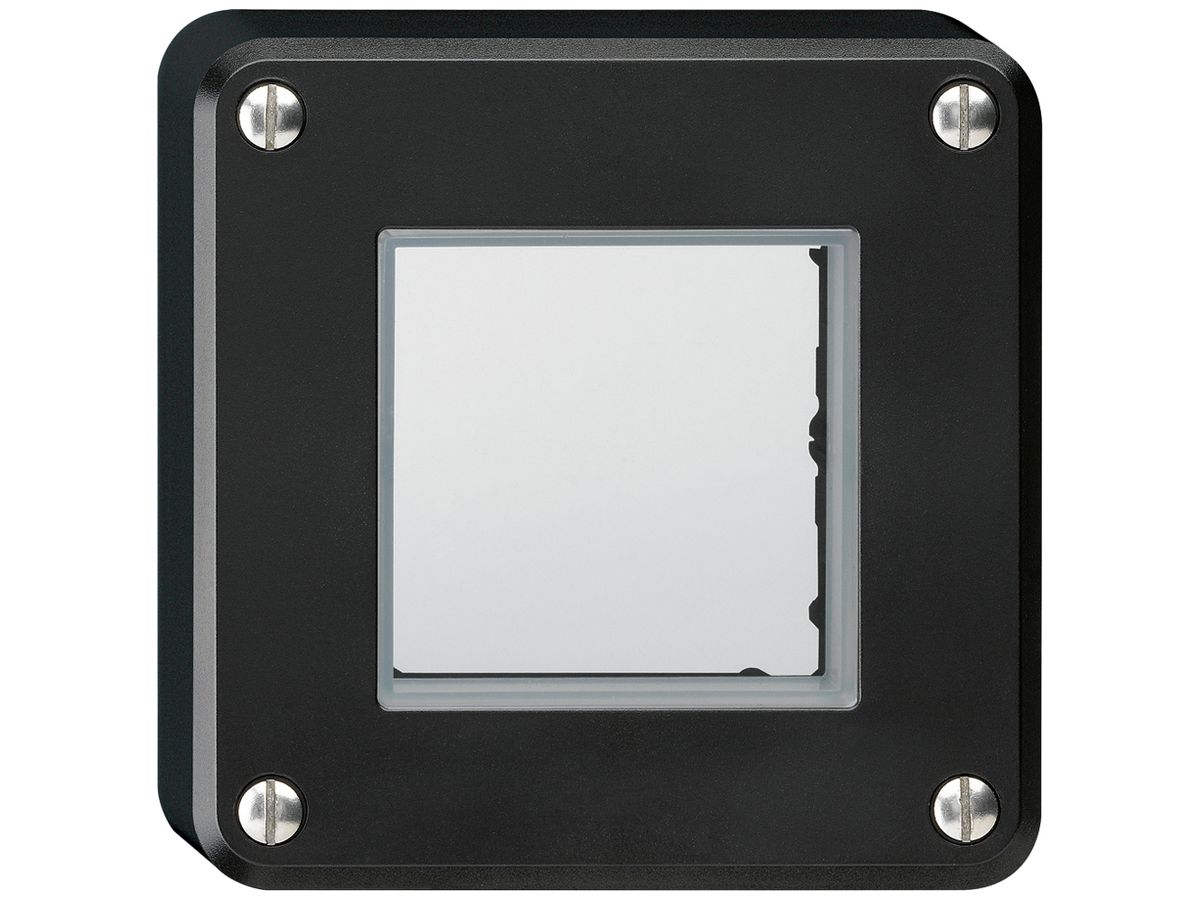 Oberteil robusto für Systo/KNX-Apparate, schwarz, IP55