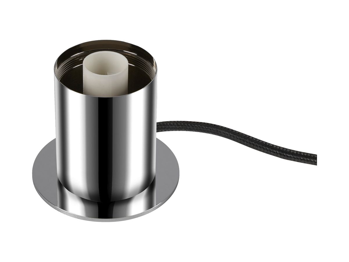Tischleuchte SLV VARYT E14 1×6W Schalter Ø90×90mm Chrom