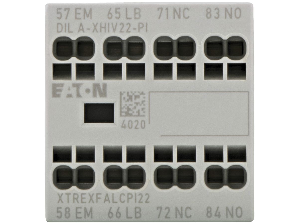 Hilfsschalter Eaton, 4P, Ith=16A, 1S, 1Ö, Frontbefestigung, Push-in-Klemmen