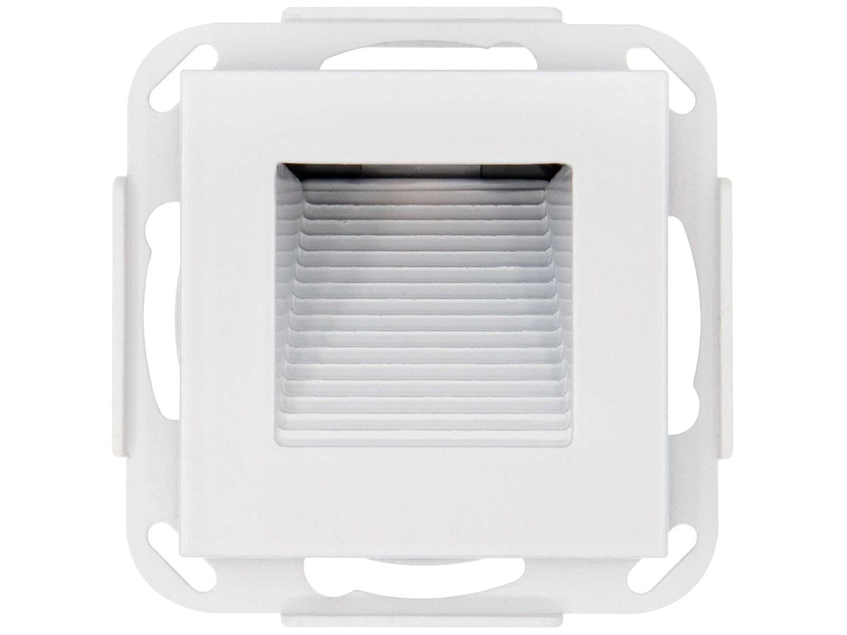EB-LED-Wandleuchte DOTLUX EASYGUIDE 1.5W 70lm 930 IP44 71×71mm weiss