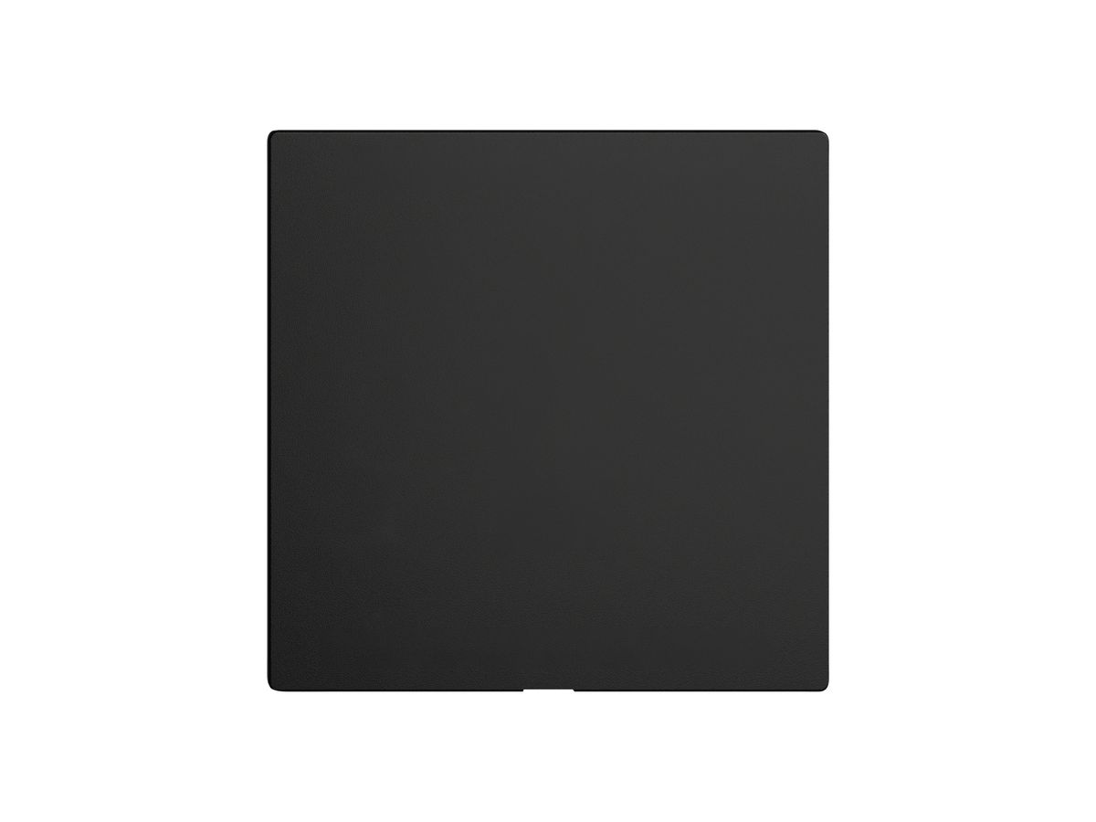 Blindabdeckung Feller EDIZIOdue Wiser 60×60mm schwarz