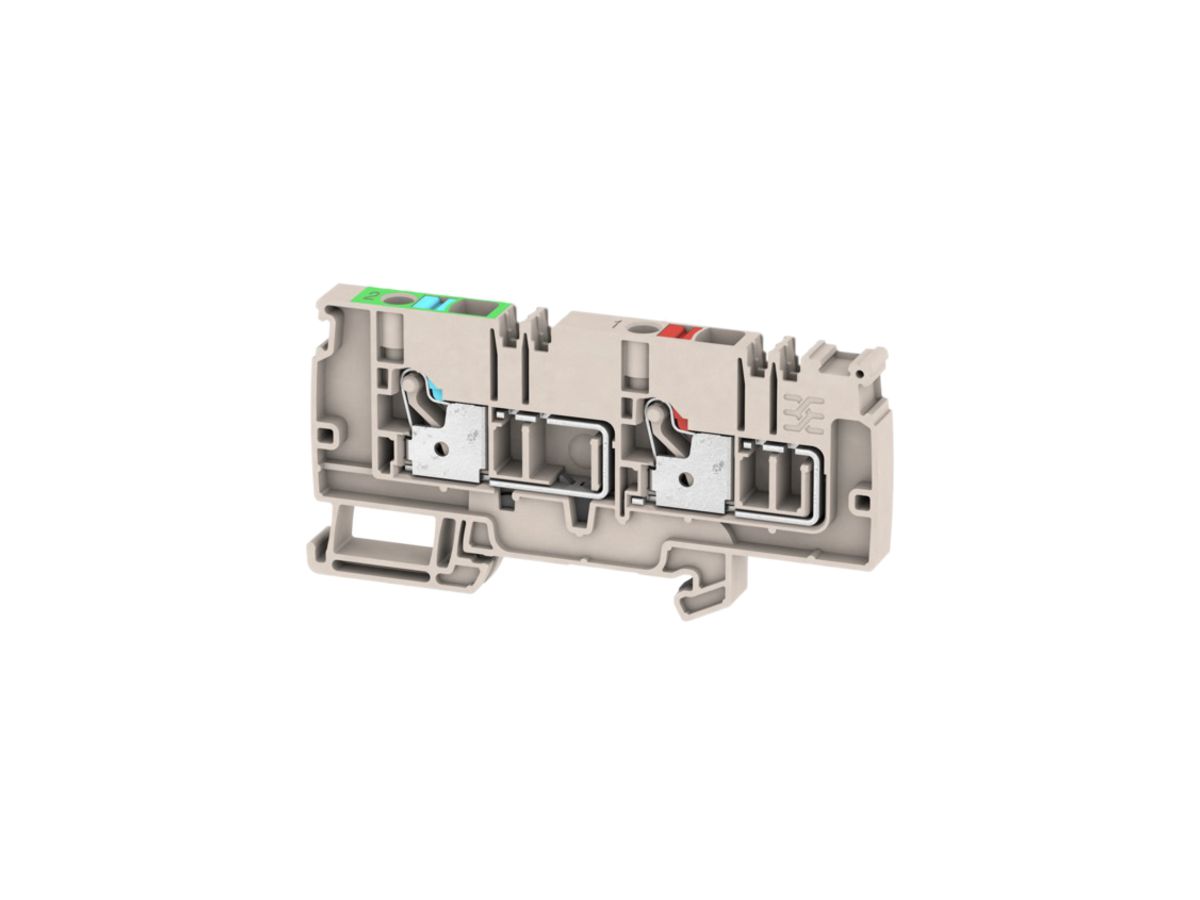 Einspeiseklemme Weidmüller AAP13 FE-LO PUSH IN 6mm² 250V 41A TS35 beige