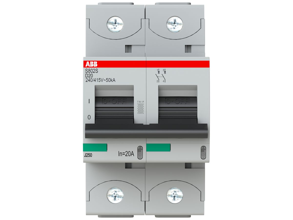 Leitungsschutzschalter ABB S802S-D 20A 50kA
