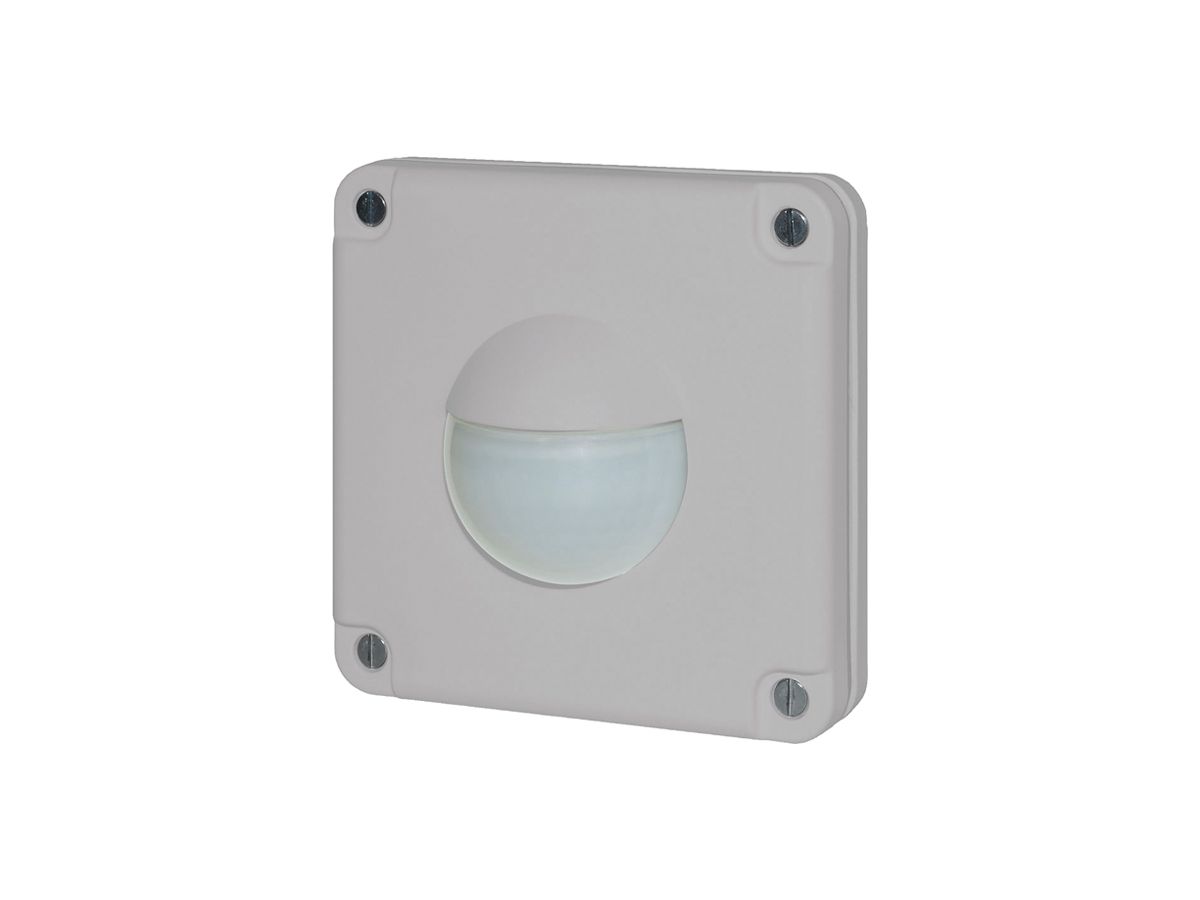 NUP-Präsenzmelder KNX SWISSLUX PD2 S 180 NUP KNXs-DX SF IP55 hellgrau