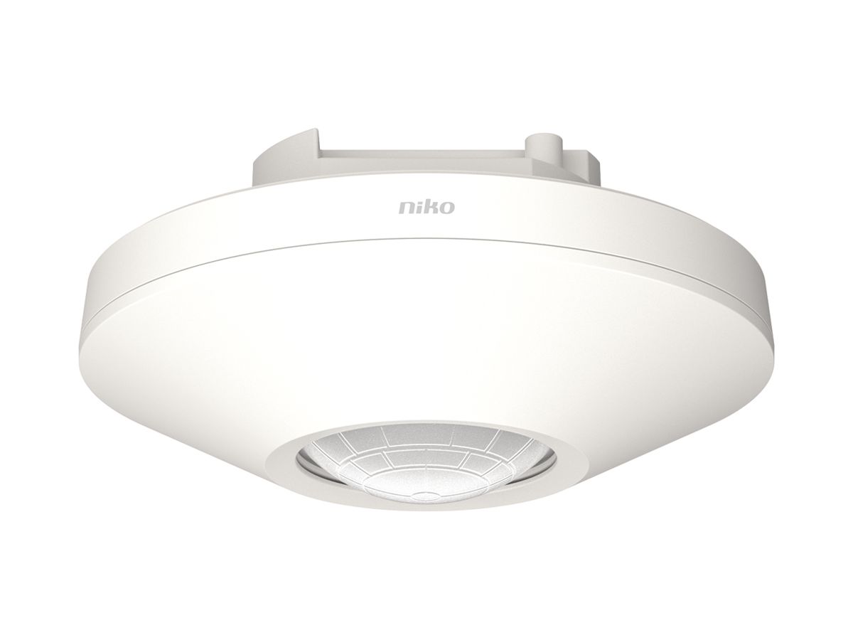 UP-Bewegungsmelder M34HC, KNX, hohe Decke, 15…20m, 360°, weiss