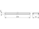 LED-Leuchteinsatz Philips Maxos fusion Panel WB 97W 16000lm 4000K DALI 2276mm