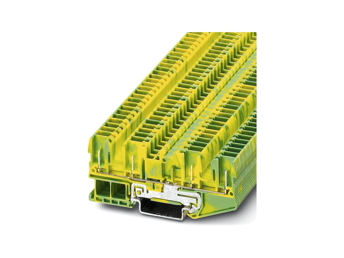 Durchgangsreihenklemme 0.08…4mm² grün/gelb ST2.5-QUATTRO/4P-PE