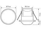 EB-Bewegungsmelder ESYLUX BASIC EXPRESS MD 360° 08 IR 1C FM