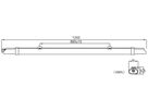 LED-Feuchtraumleuchte Sylvania SylSplash 1200 36W 3700lm 4000K IP65 weiss