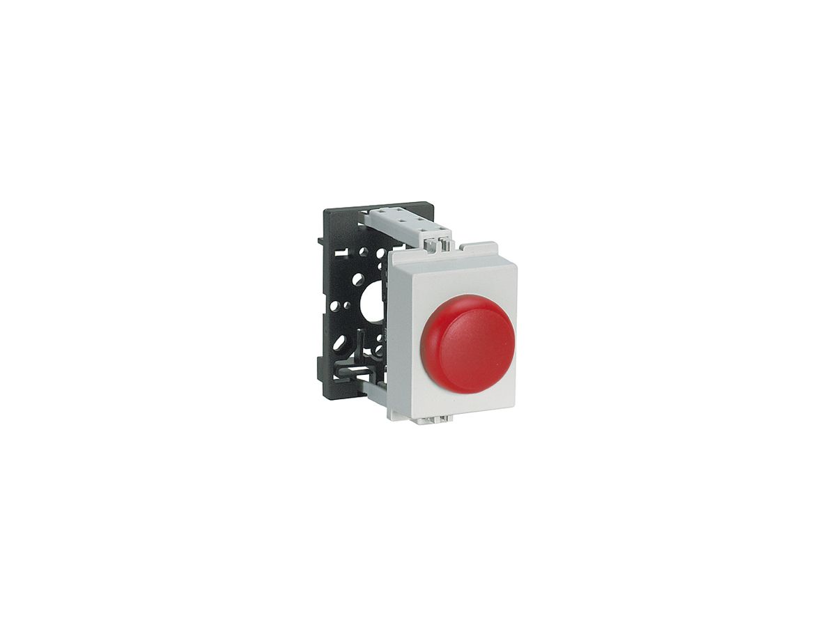 REG-Signallampe K&N, 230VAC, 2TE, Kalotte rot