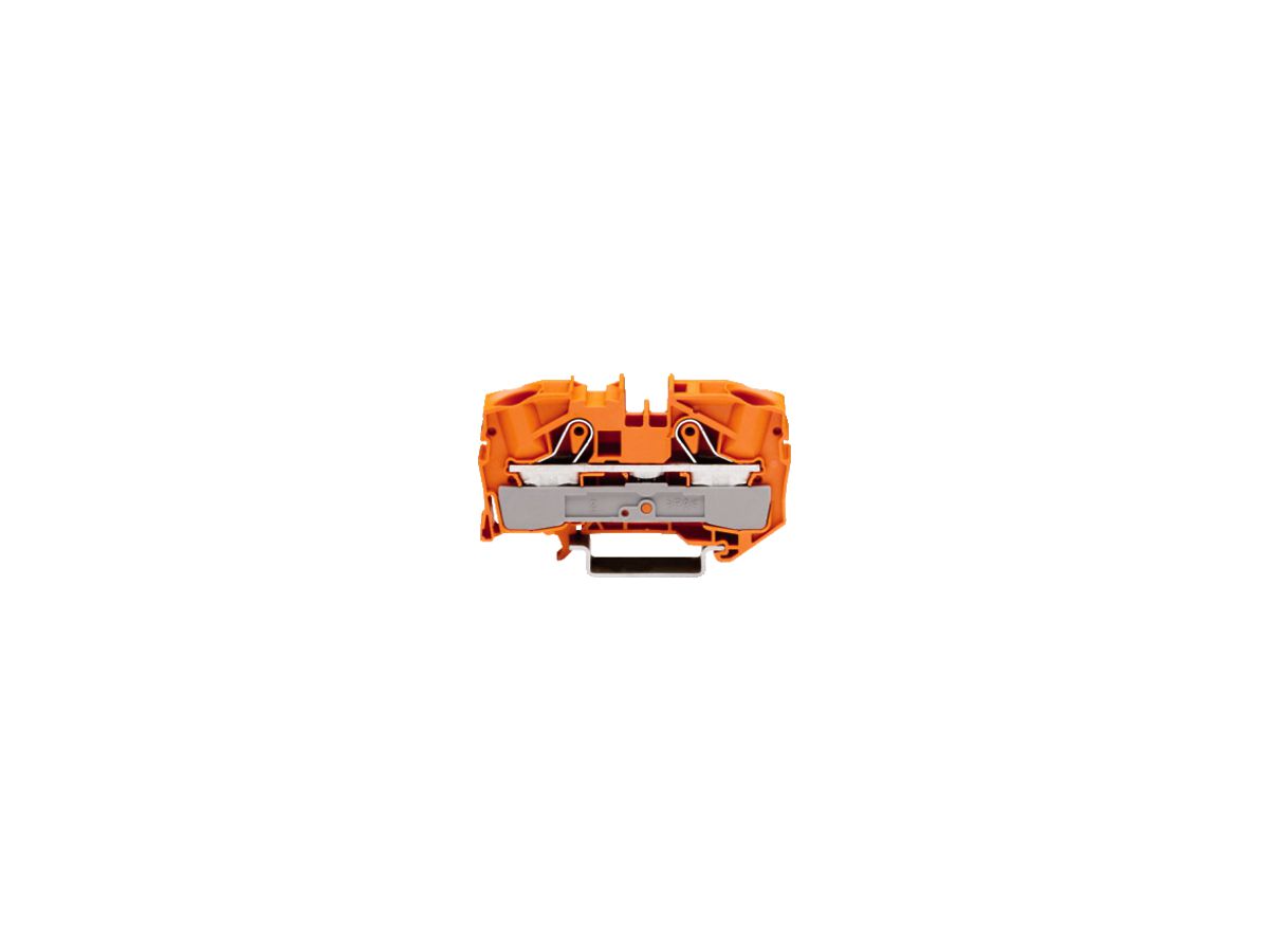 Durchgangsklemme WAGO TOPJOB-S 16mm² 2L orange Serie 2016