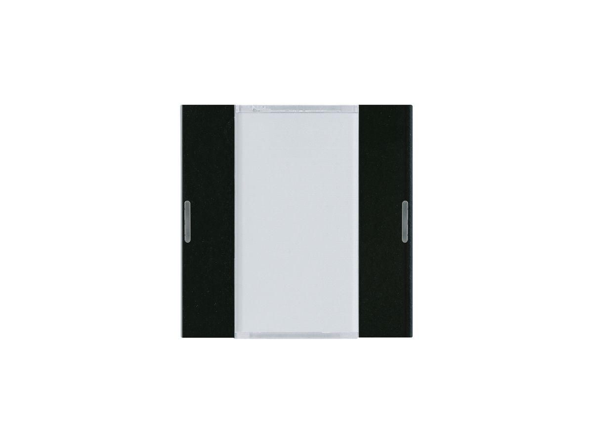Tasterfront Hager basico KNX 2-fach LED schwarz 45×45mm