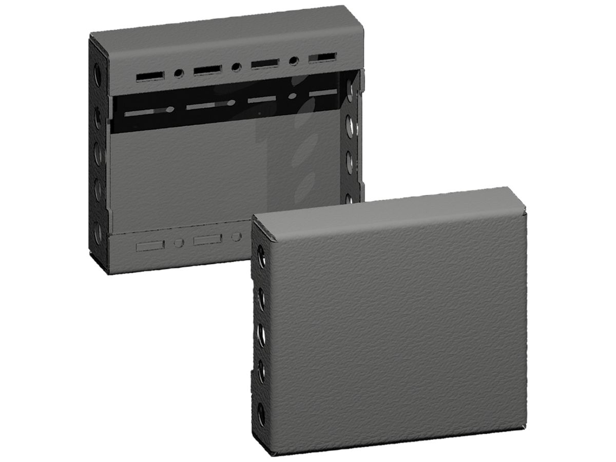 Sockelblende Rittal VX 8660.030 300×100×29mm Seitenset Stahl schwarz