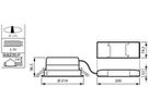 EB-LED-Deckenleuchte LuxSpace Compact DN570B LED20S/830 PSU-E M WH
