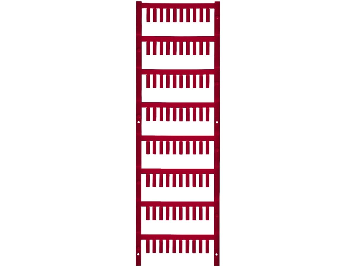 Leitermarkierer Weidmüller MultiCard SF für Ø1…1.3mm 12×3.2mm PA66 rot